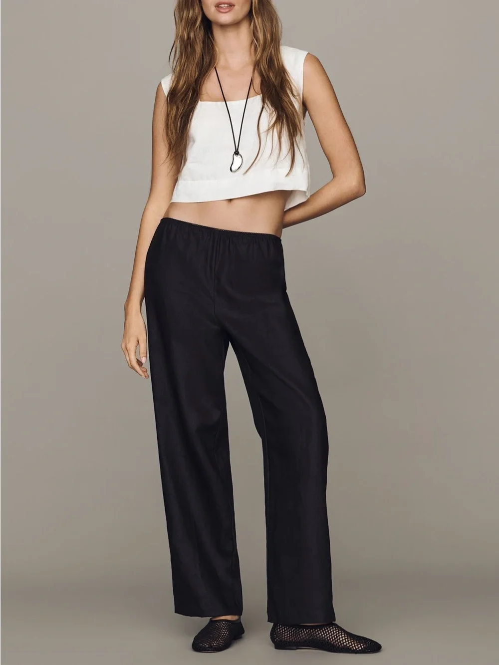 Reformation Lila 100% Linen Pants